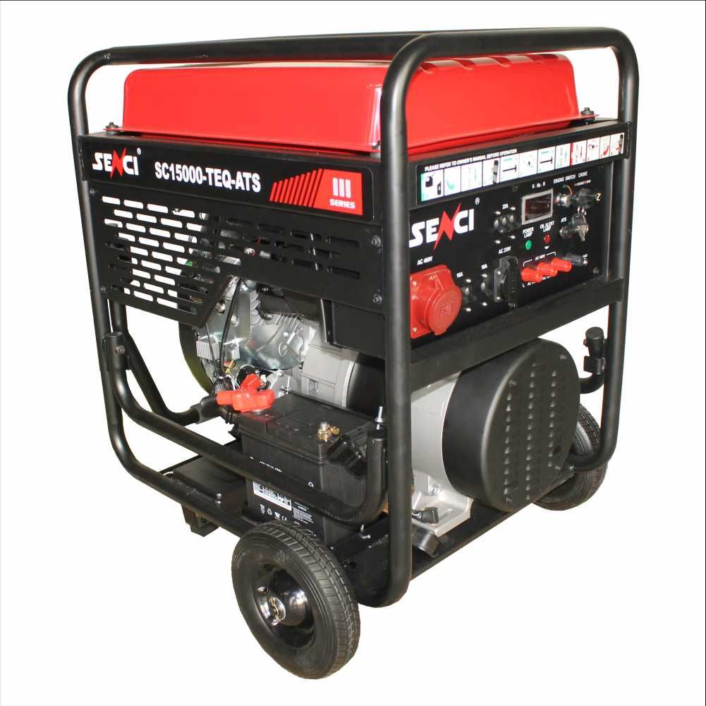 Generator SENCI SC15000TE-EVO max. 13 kW, TRIFAZAT 400V, AVR benzina