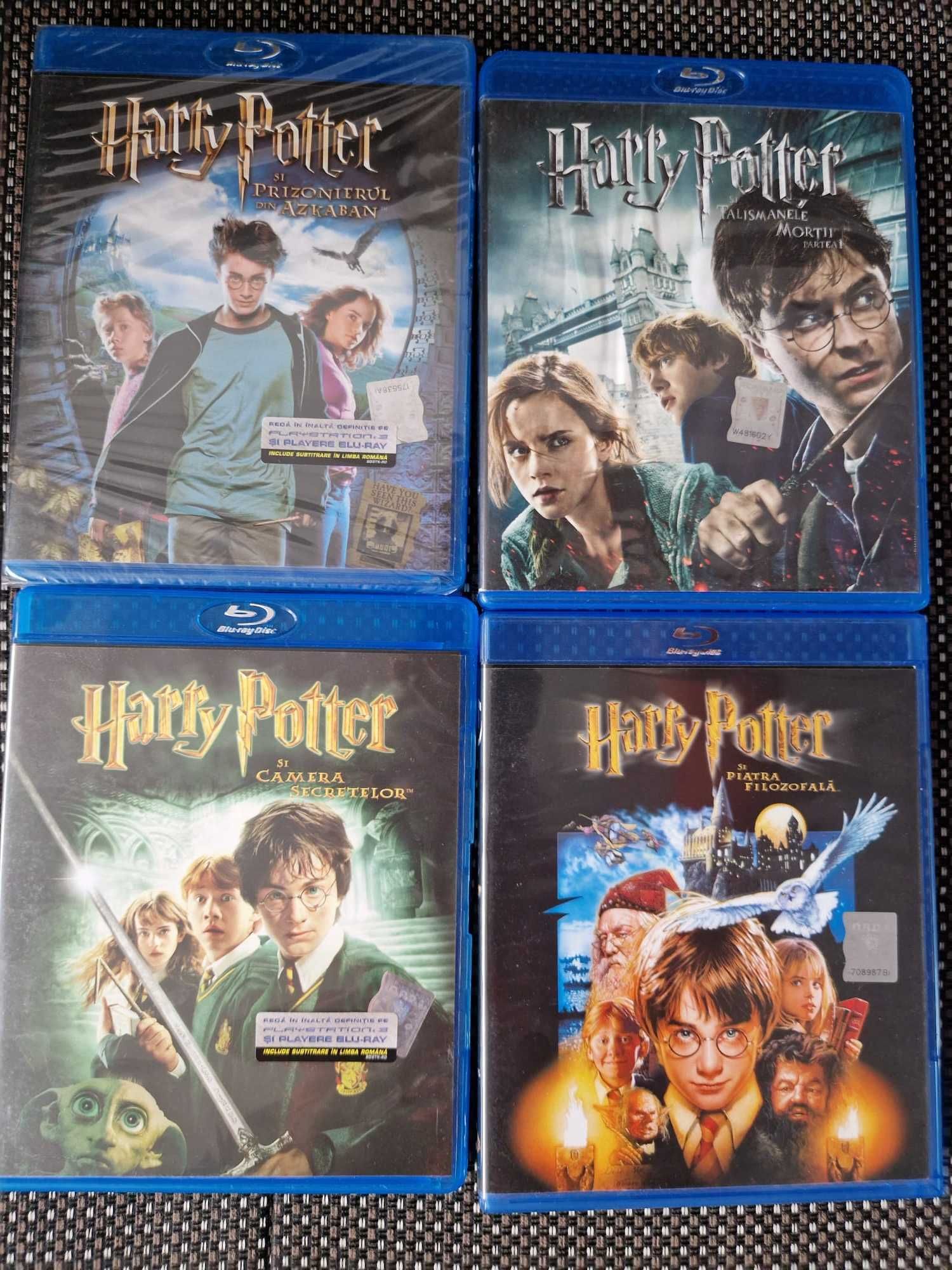 Colectia Harry Potter blueray
