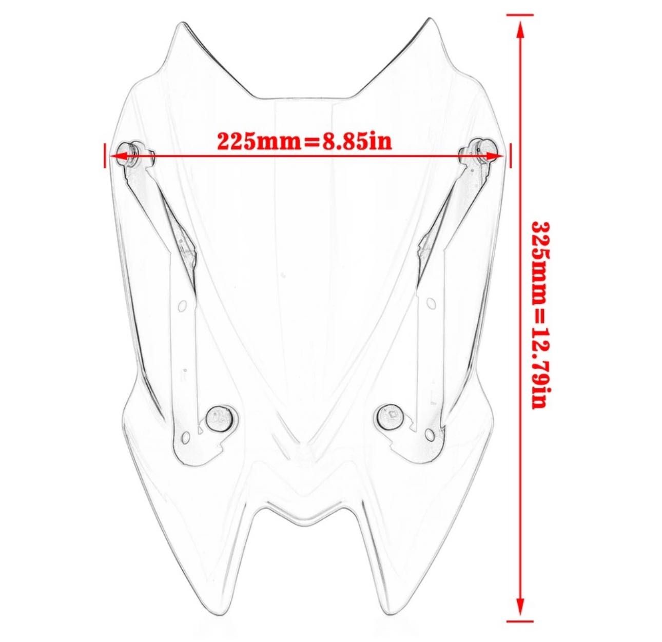 Допълнителна слюда за Kawasaki Z900 21-23