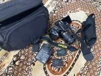 Зеркальный фотоаппарат Nikon D5200 + объектив 18-55 + сумка