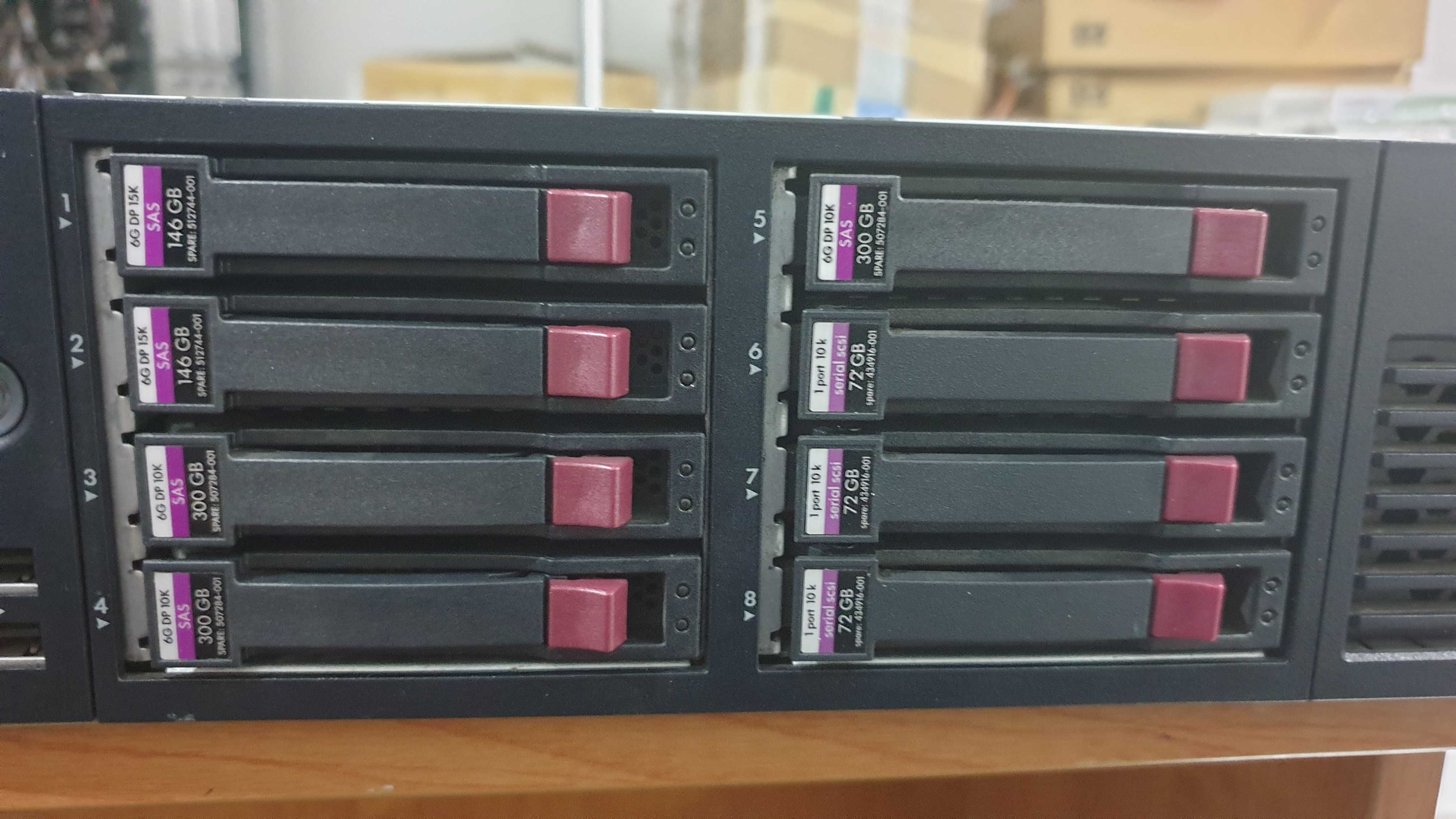 Сервер HP Proliant DL380 G7 2xX5670/48Gb/8HDD SAS 2,5"/2x460Watt