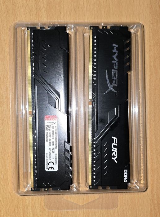 Memorie RAM desktop HyperX Fury DDR4 2666Mhz(2x4Gb) Dual Channel