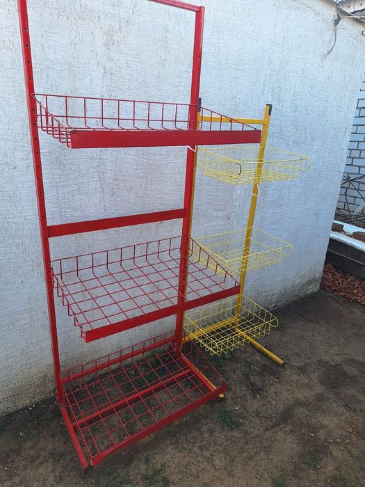 Продам сетчатые полки и стеллажи