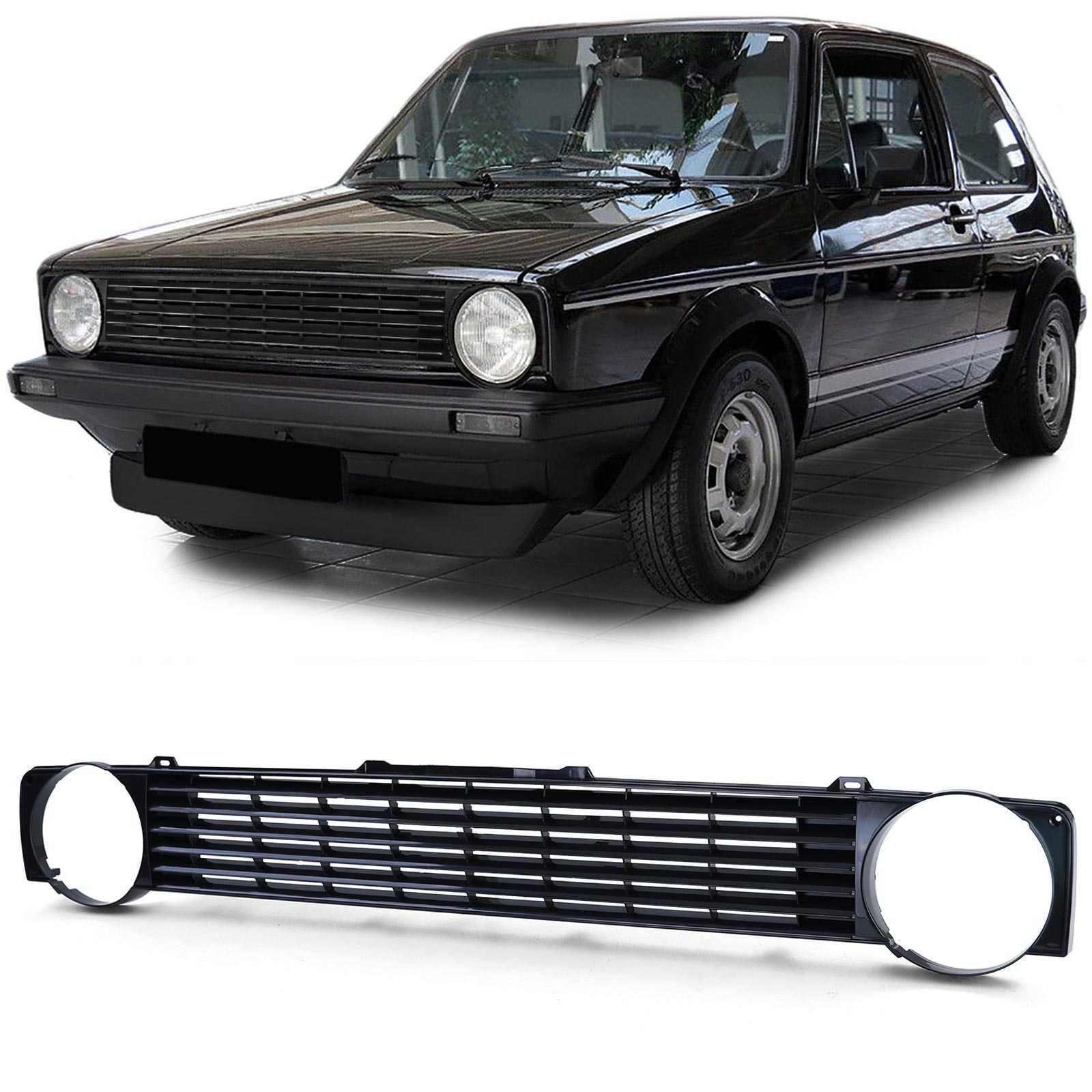 Решетка без емблема Голф 1 Черна нова Тунинг VW Golf Caddy mk1 Нова