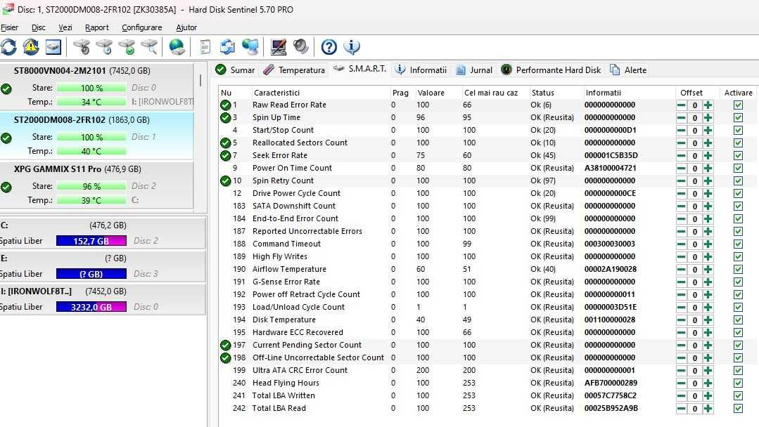 Hard disk desktop Seagate BarraCuda 2TB SATA-III 7200RPM 256MB