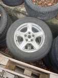 Set jante aliaj r 17 cu anvelope iarna