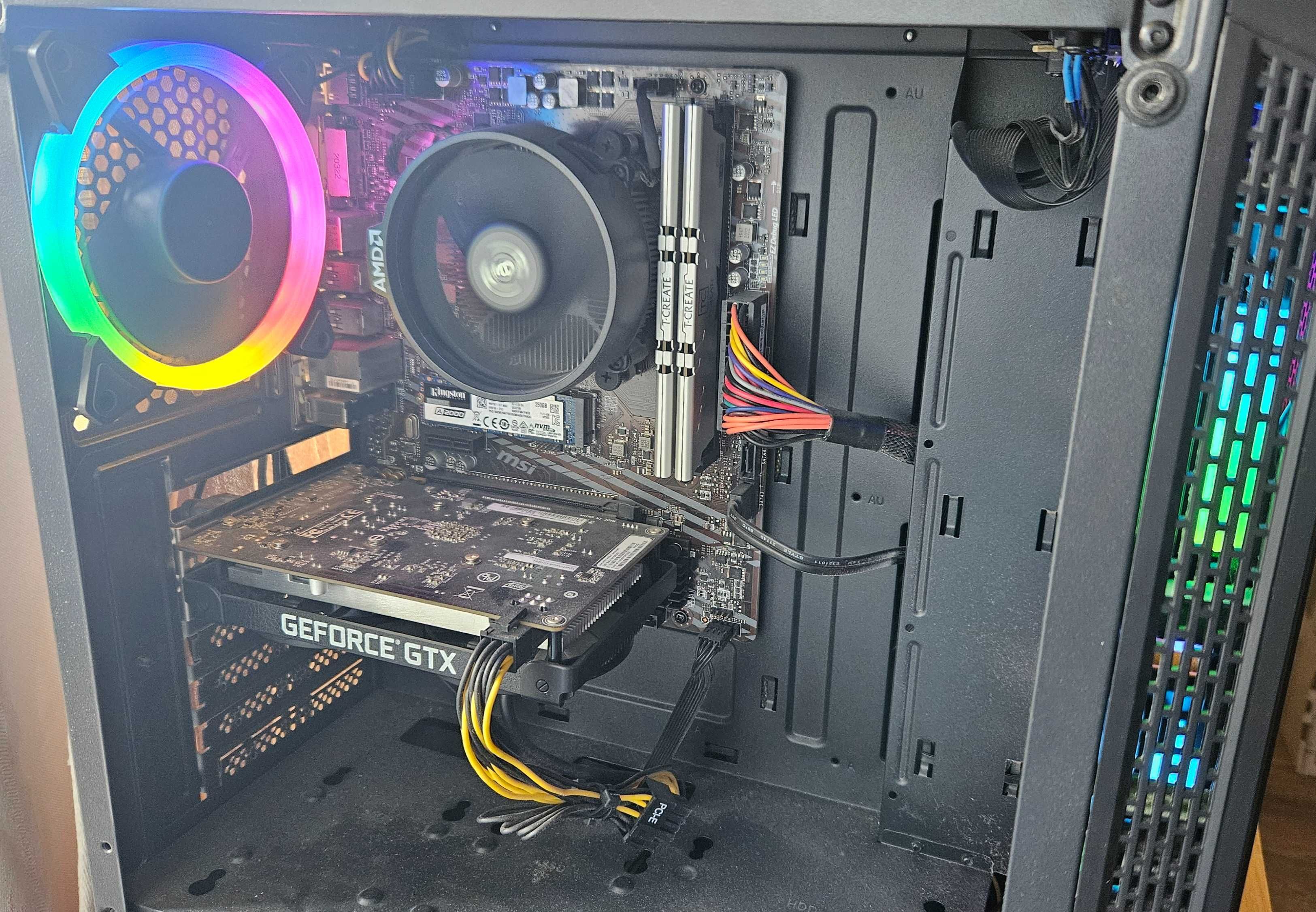 Геймърски Компютър AMD Ryzen 5 3600