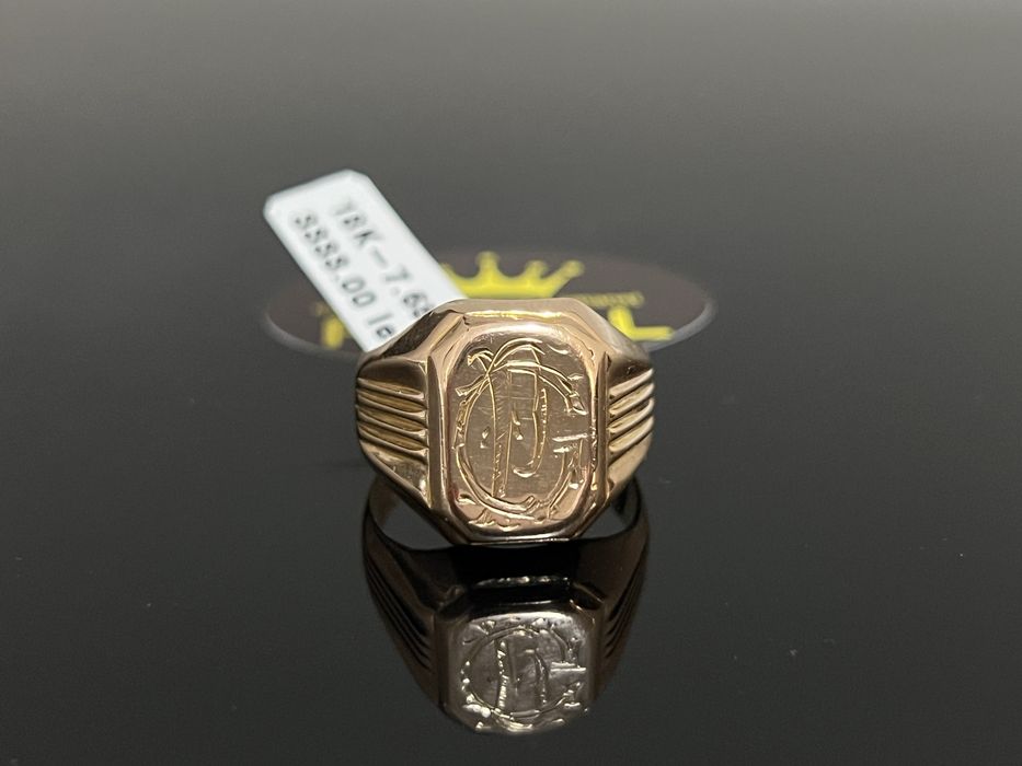 Bijuteria Royal CB: Inel barbatesc aur 18K 7,68 grame