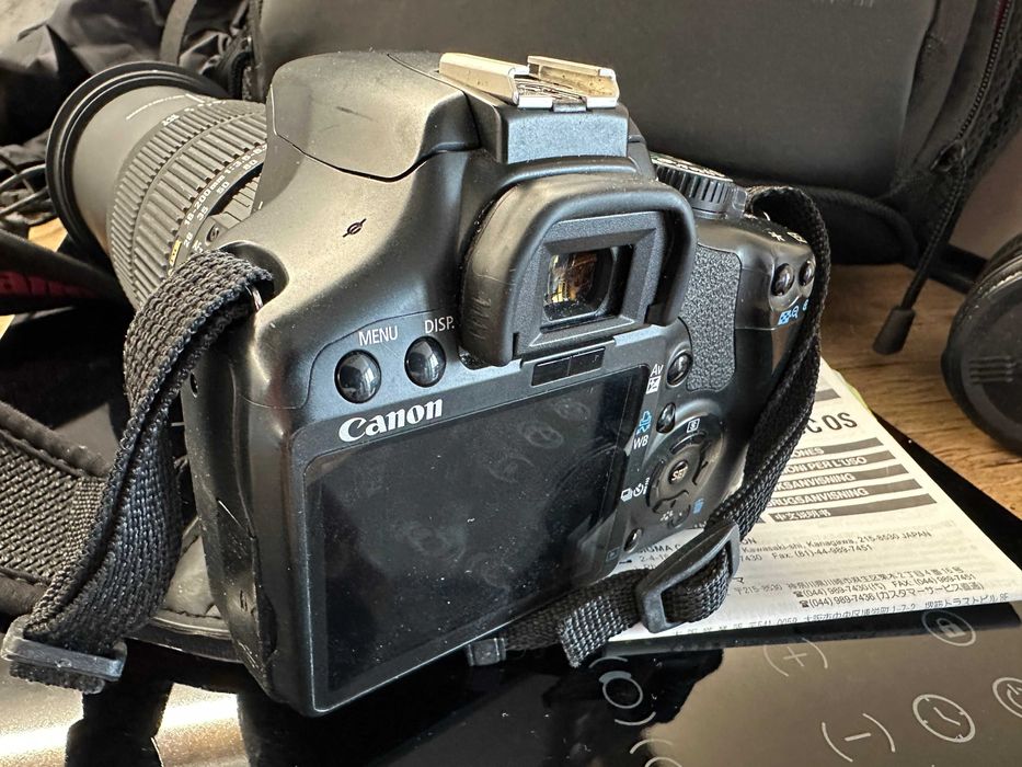 Canon EOS 450D (Rebel XSi) с обективи и аксесоари