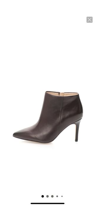 Боти от естествена кожа Clarks, тъмновиолетови, 39 номер