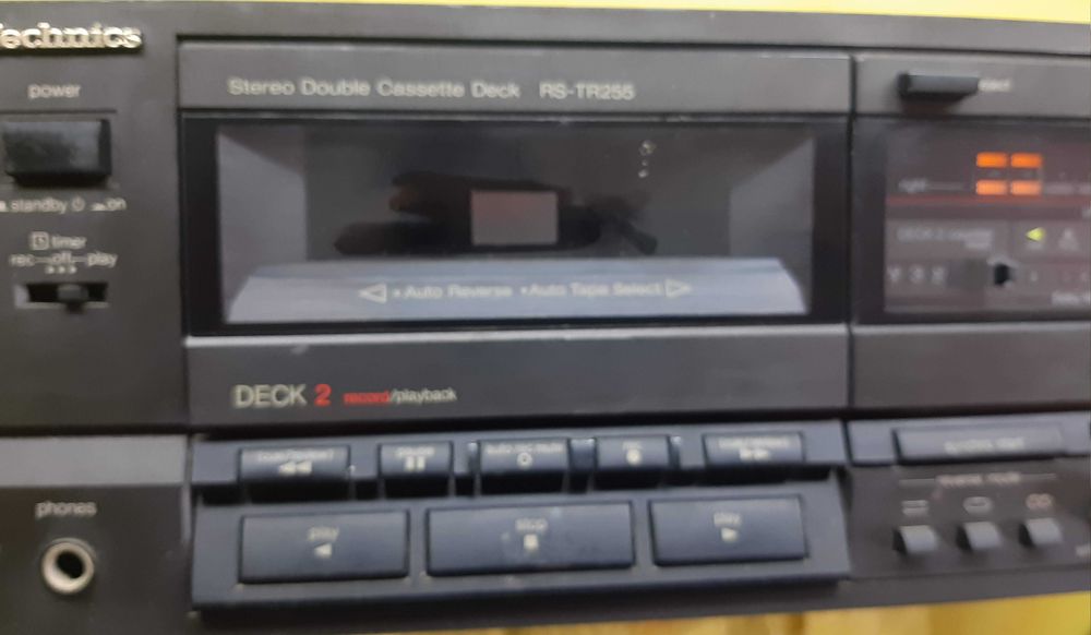Technics Stereo Double Casette Deck RS-TR255