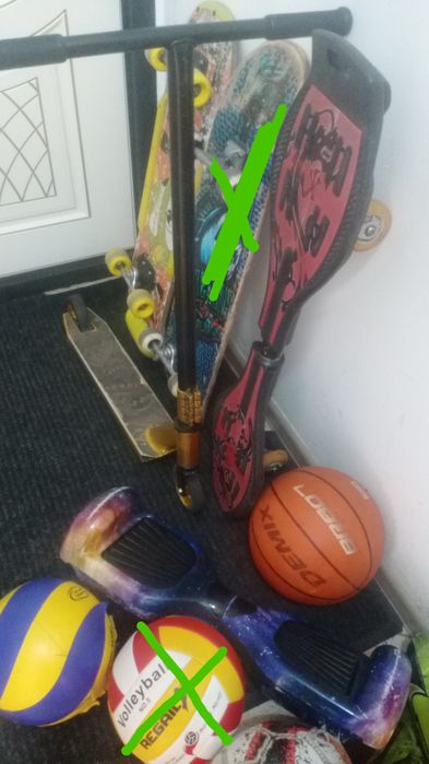 Скейтборд, снейкборд, мяч, Гироскутер