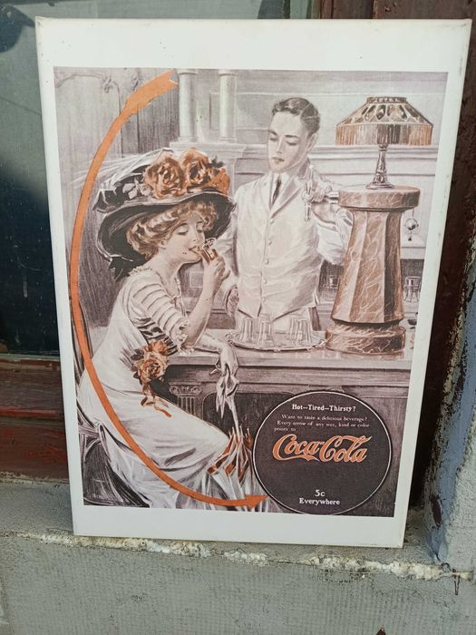 Tablou canvas Coca-Cola vintage – decor retro
