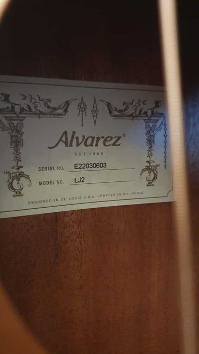 Chitara Acustica ALVAREZ LJ2 Travel Mini - Jumbo