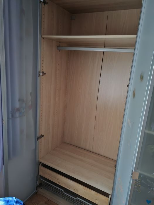 Set dulap Pax si pat Ikea