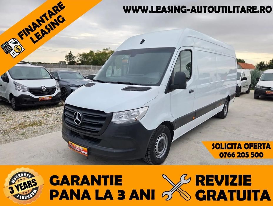 Mercedes-Benz New Sprinter L4H3 Lung An2020/188000Km/Leasing/Garantie extinsa pana la 3 ani fara limita Km