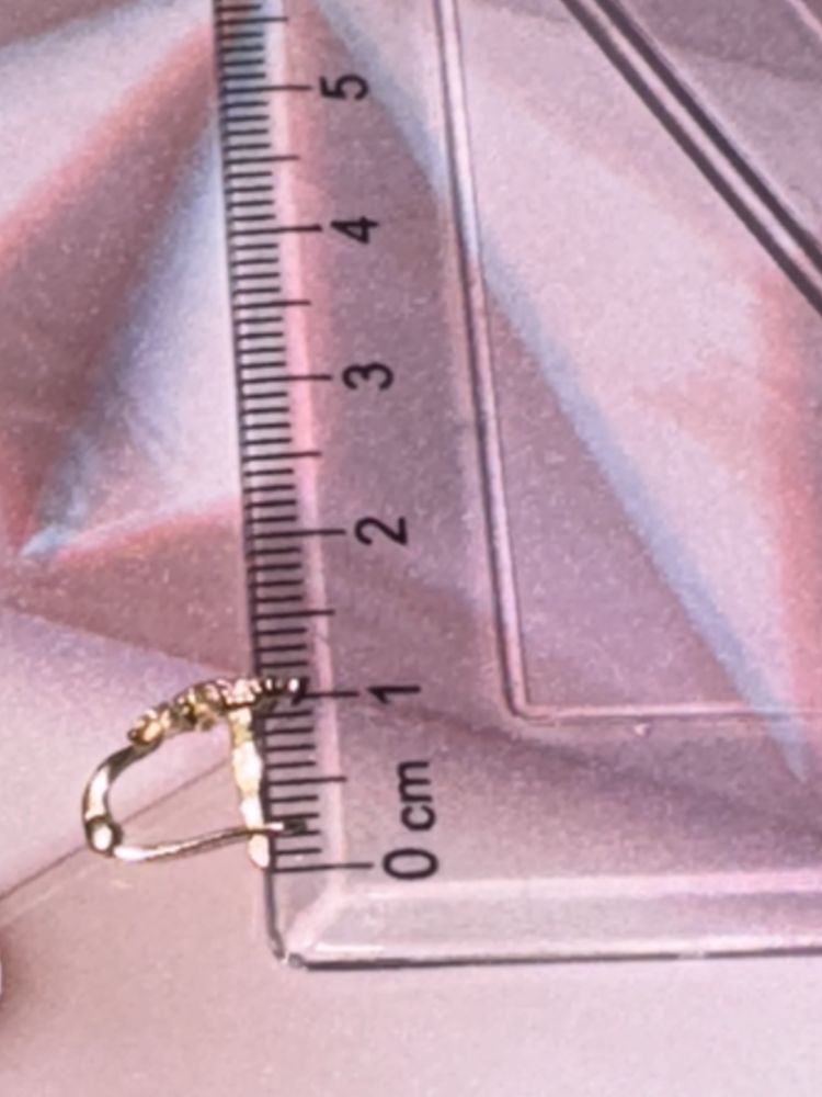 Cercei aur 14 k dama/ fetita