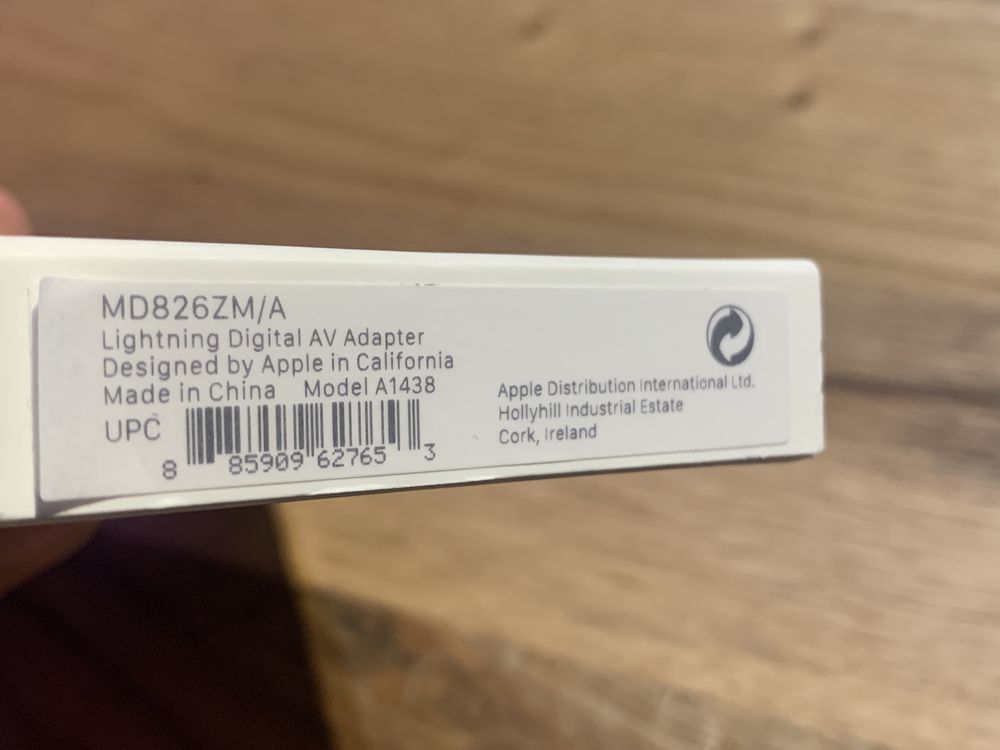 Adaptor A1438 Apple Lightning - HDMI, original, nou.