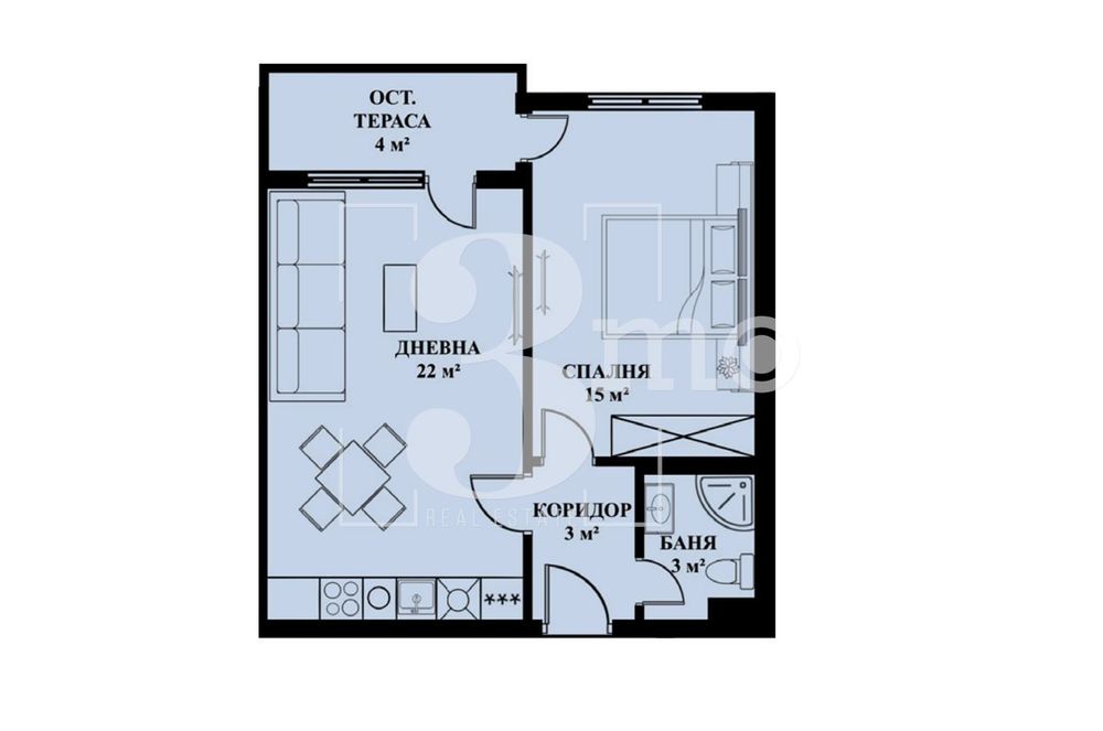 Продава се Двустаен апартамент в София, Люлин 5 - 70 кв.м за 1643 €/кв.м - Снимка #6