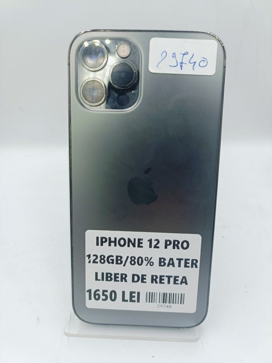 IPhone 12 Pro AO29740  128 GB 80% Baterie NeverLock