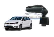 Подлакътник, VW Polo, Vento, 2010-2017 г., текстилен, черен