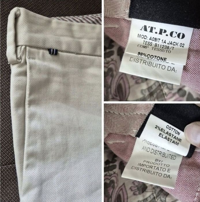 Pantaloni premium bărbătești, AT.P.CO, A0911 1A Jack 02, Fit Slim - 50