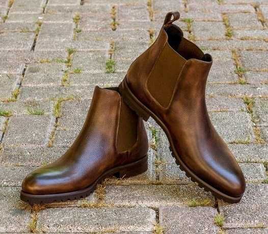 Ghete chelsea premium Migato 40 piele naturala moale