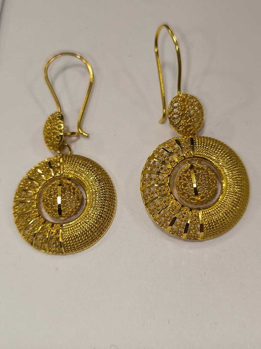 Cercei aur 21k 7,45g (b.44368 AG24) - Garantie 2 ani!