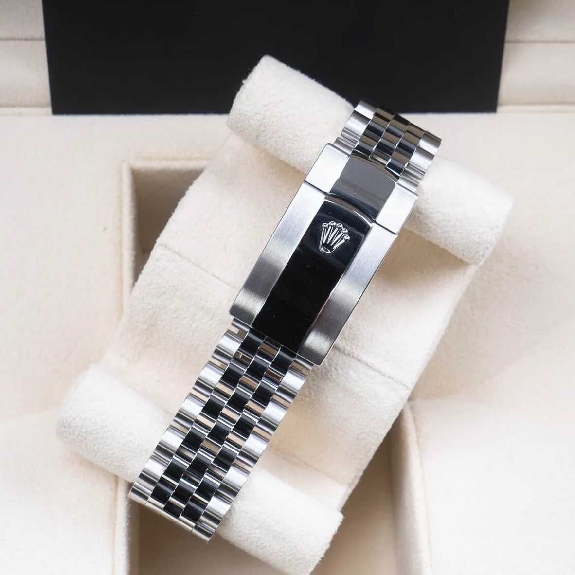 Rolex datejust 41mm сребро/smooth