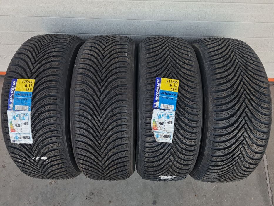 Нови зимни гуми 4 броя MICHELIN Alpin5 215 60 R16 дот 1424