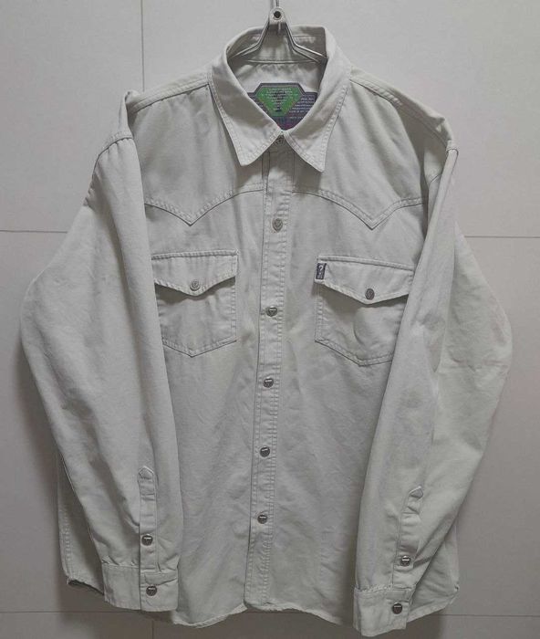 Vintage Guess Denim Shirt / Made in USA / Джинсовая Рубашка 52-54р