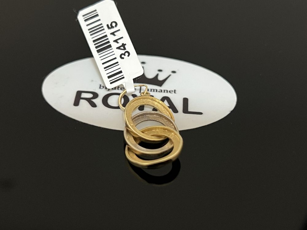 Bijuteria Royal CB : Pandant aur 14k 2,39gr 3cm