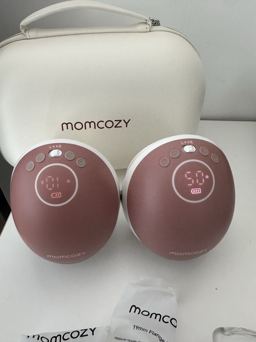 Momcozy M9 Hands-Free - Смарт двойна електрическа помпа за кърма
