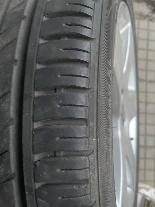 4 броя Джанти за Пежо оригинални с гумите 17”