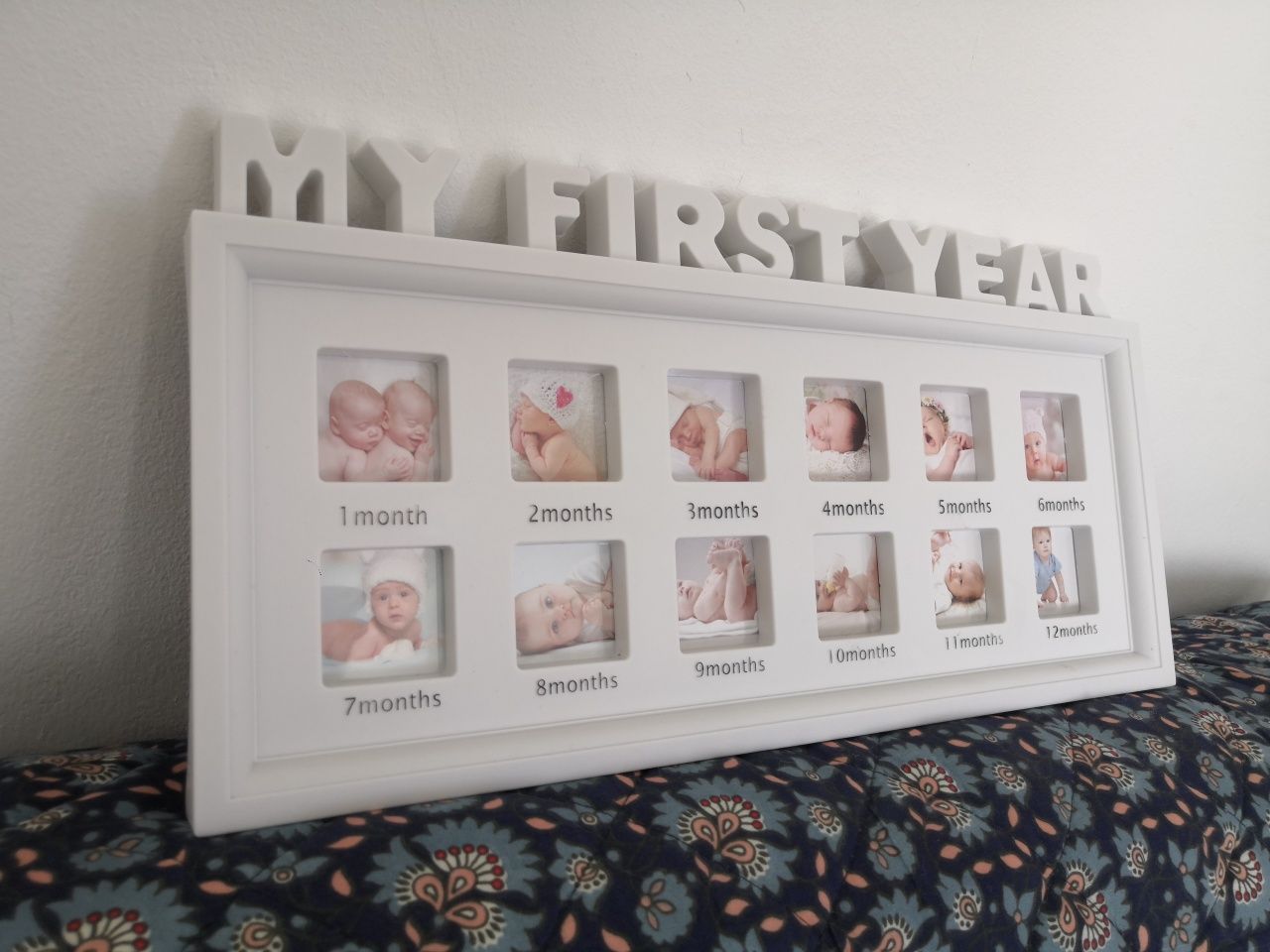 Rama foto personalizata, primul an de viata bebe