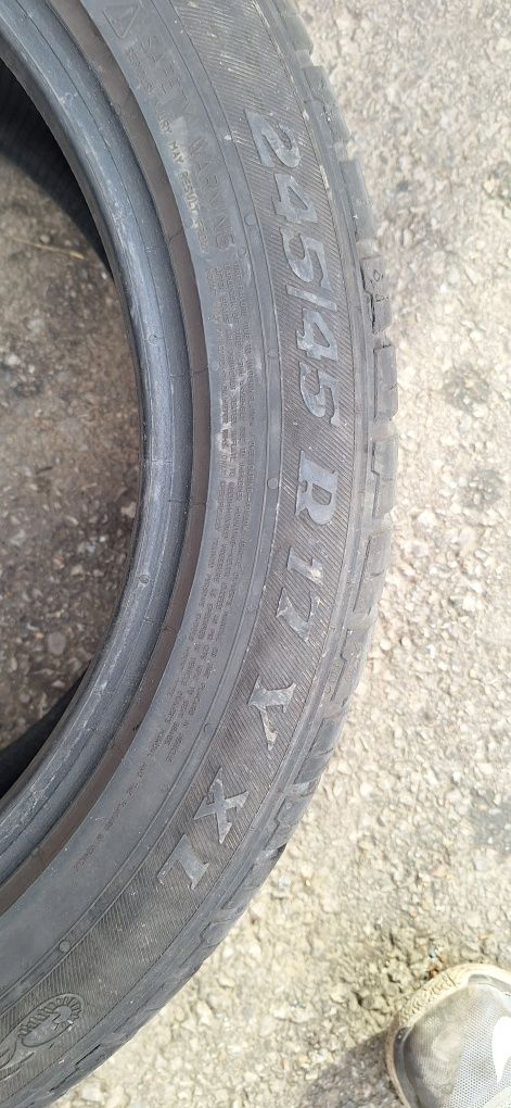 7.5mm! 2бр 245 45 17 Viking