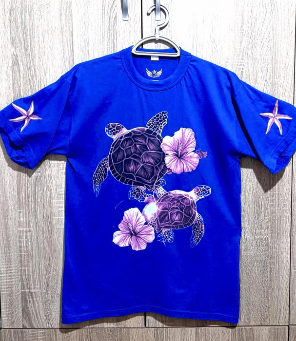 BLACK FRIDAY -40% | Синя тениска LYVORA Ocean Soul