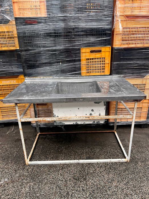 външна мивка от алпака със стойка