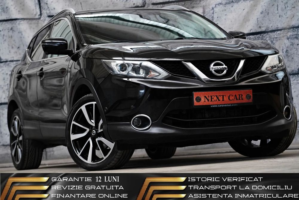Nissan Qashqai GARANTIE 12LUNI*RATE*Automata*Tekna Plus*Piele*Panorama*Camere 360*Ful