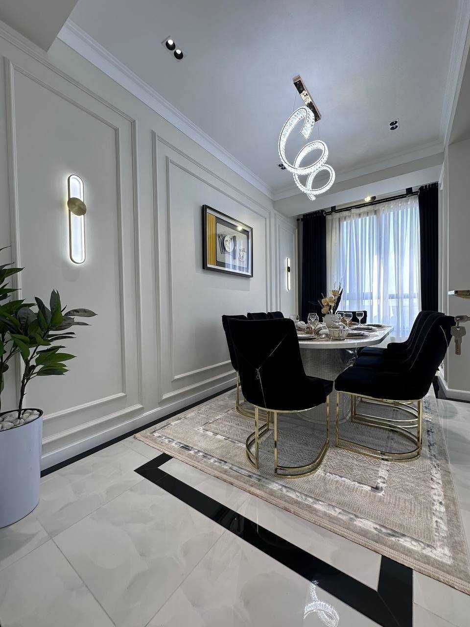 ID004*АРЕНДА 2 Комнатная квартира в ЖК Prestige Garden  Яккасарай