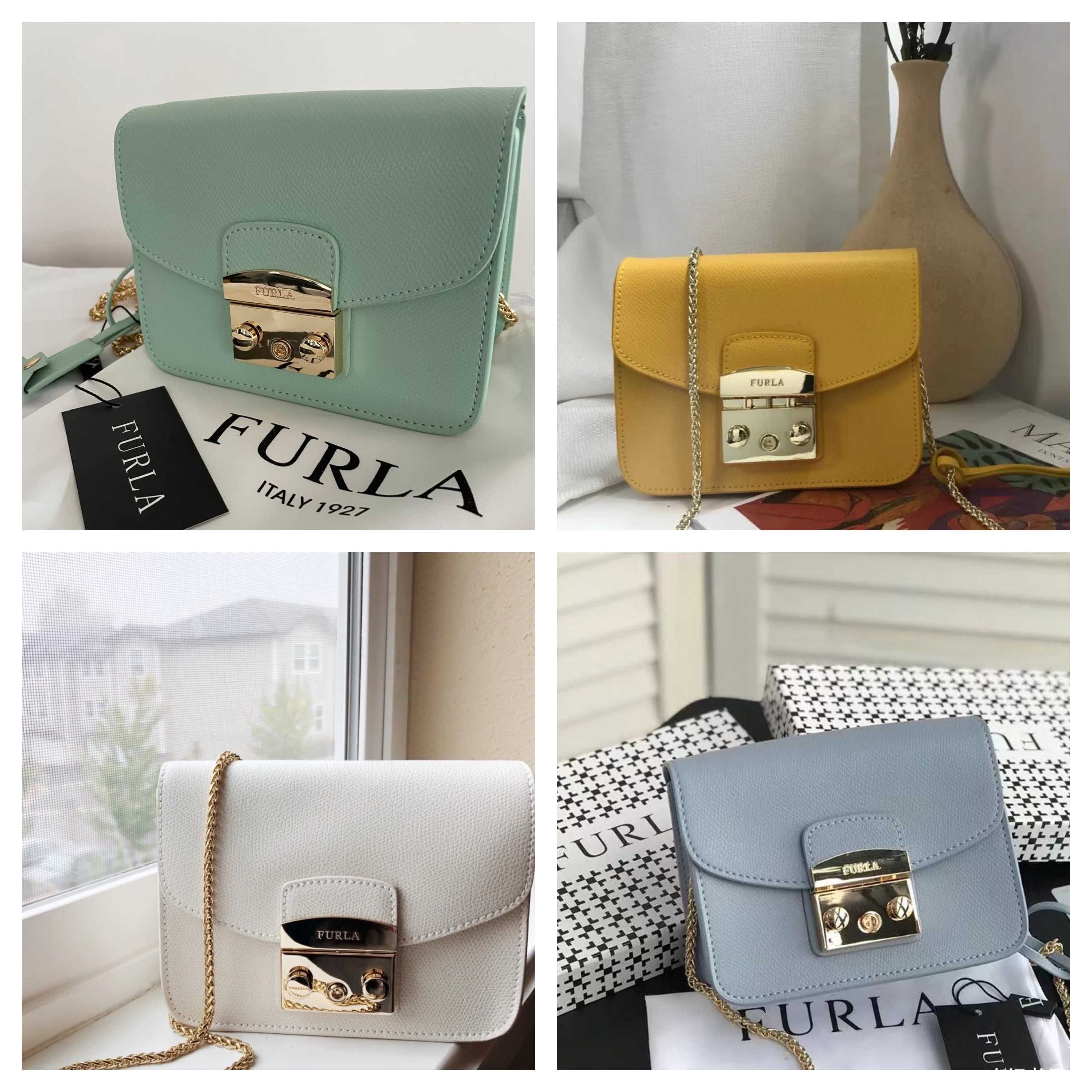 Нова Furla Metropolis mini Естествена кожа  8 цвята