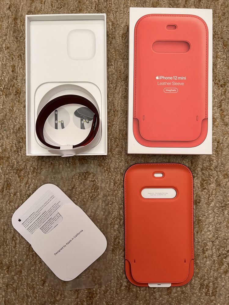 iPhone 12/13 mini Apple Leather Sleeve кейс
