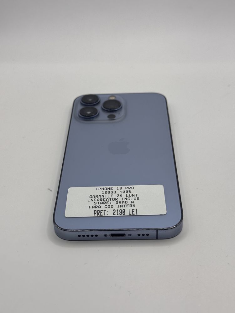 Magazin vinde iphone 13 Pro 128GB 100% Grad A Garantie 24 Luni