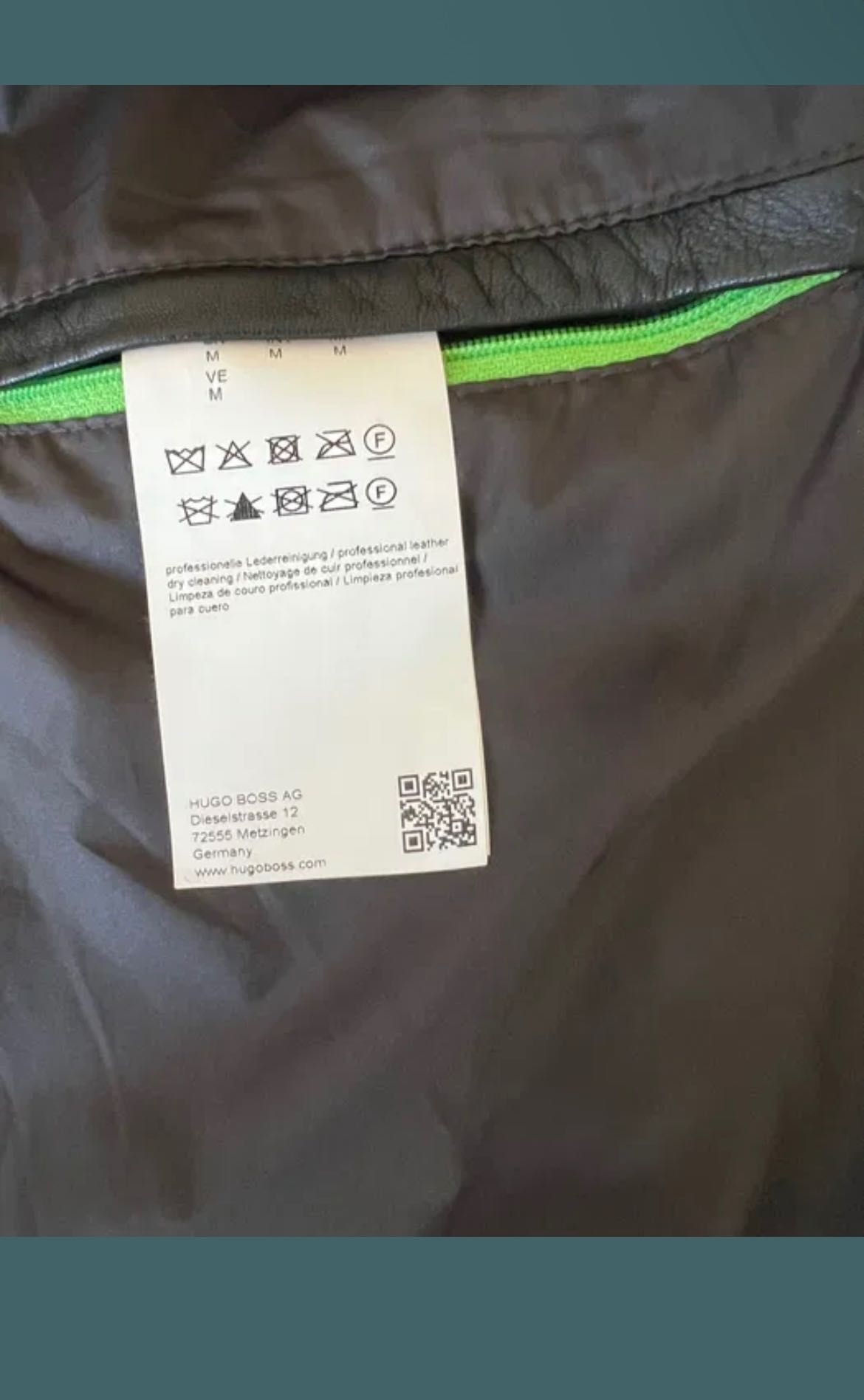 Hugo Boss оригинално яке естествена кожа
