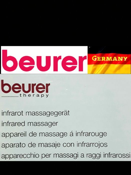 APARAT pentru masaj cu INFRAROSU BEURER (Germania) - NOU - 90 Lei