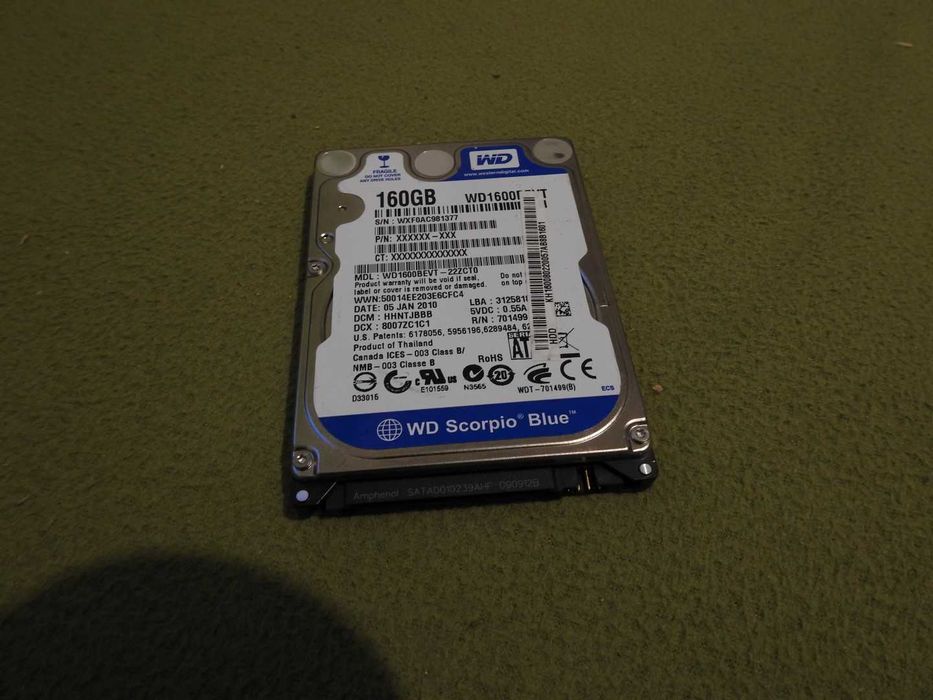 Harddisk 160gb pt ps3