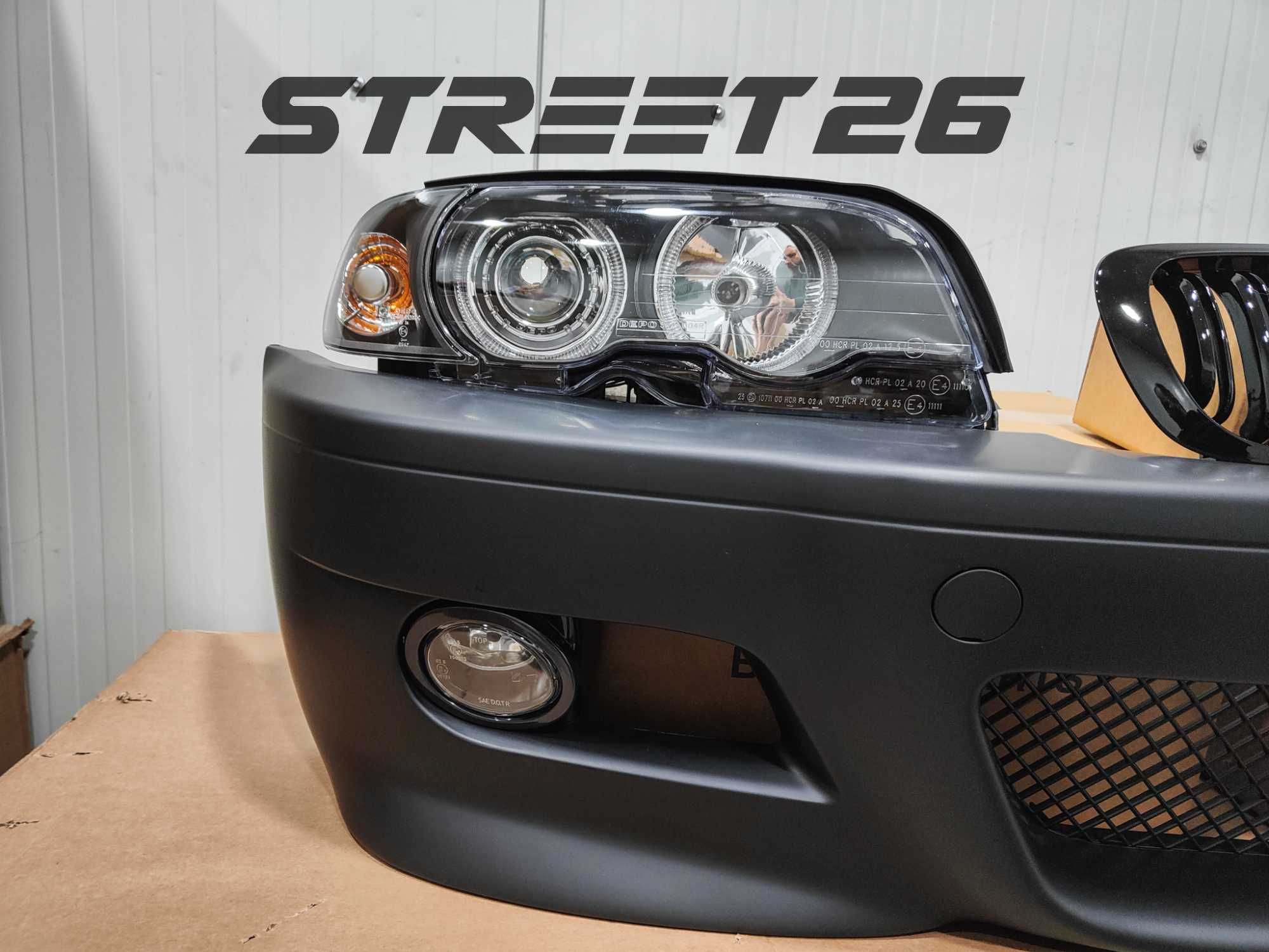 Pachet Bara Fata M3 BMW E46 COUPE NFL (1999-2003) si faruri Angel Eyes