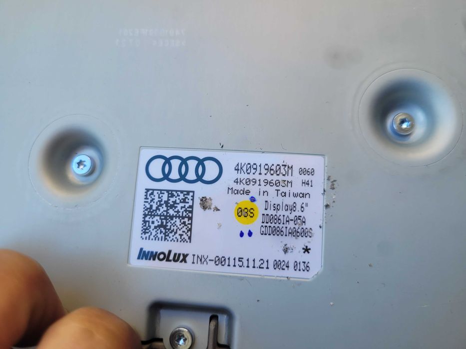 Display Touchscreen Clima Audi A6 A7 4K C8 4K0919603M 2020