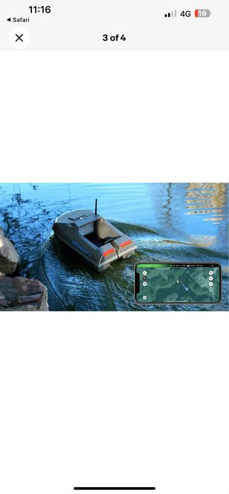 Rippton catchx mini gps vaporas pentru momeala!