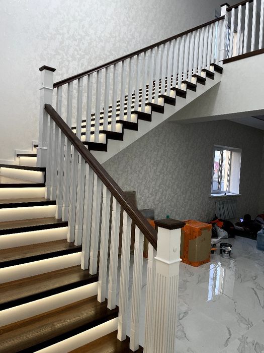 Изготовление деревянных лестниц